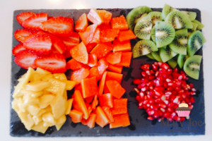 frutas cortadas