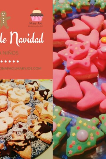 galletas de Navidad para niños con fondant y mermelada