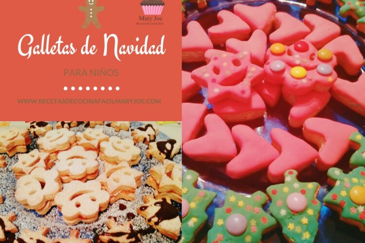 galletas de Navidad para niños con fondant y mermelada