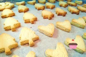 galletas de Navidad horneadas