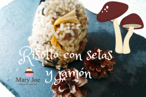 Risotto de setas y jamón