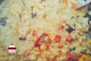 arroz con setas