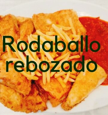 rodaballo con patatas y pisto