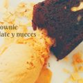 Brownie de chocolate y nueces