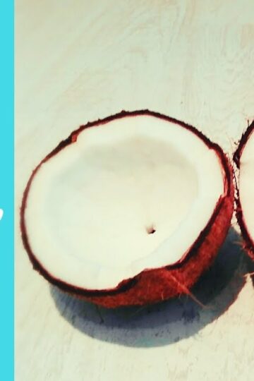 cómo abrir un coco"
