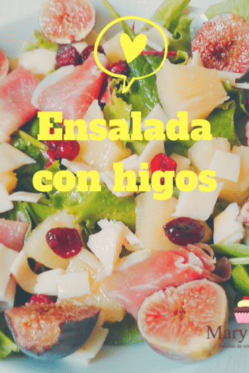 Ensalada con higos y jamónn