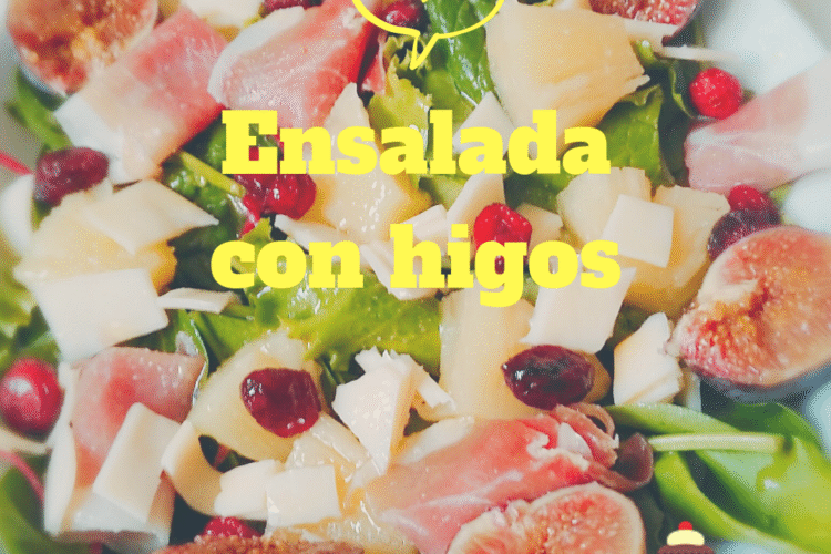 Ensalada con higos y jamónn