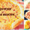 quiche de bacon y queso