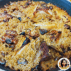 Arroz con chipirones y costillas